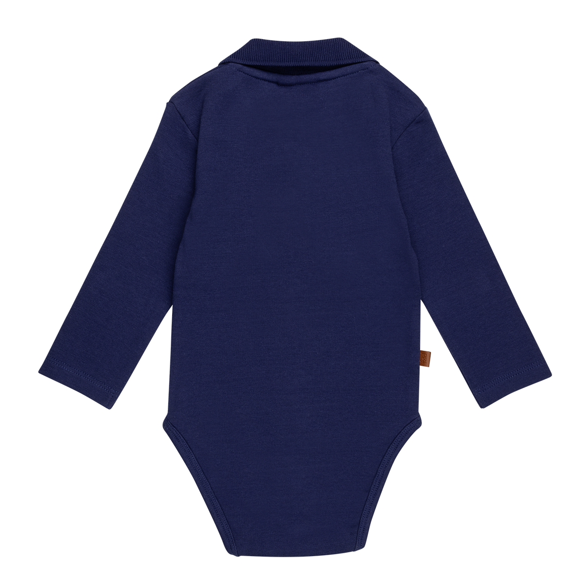 Polo Romper 1x1 Rib Baby | Patriot Blauw