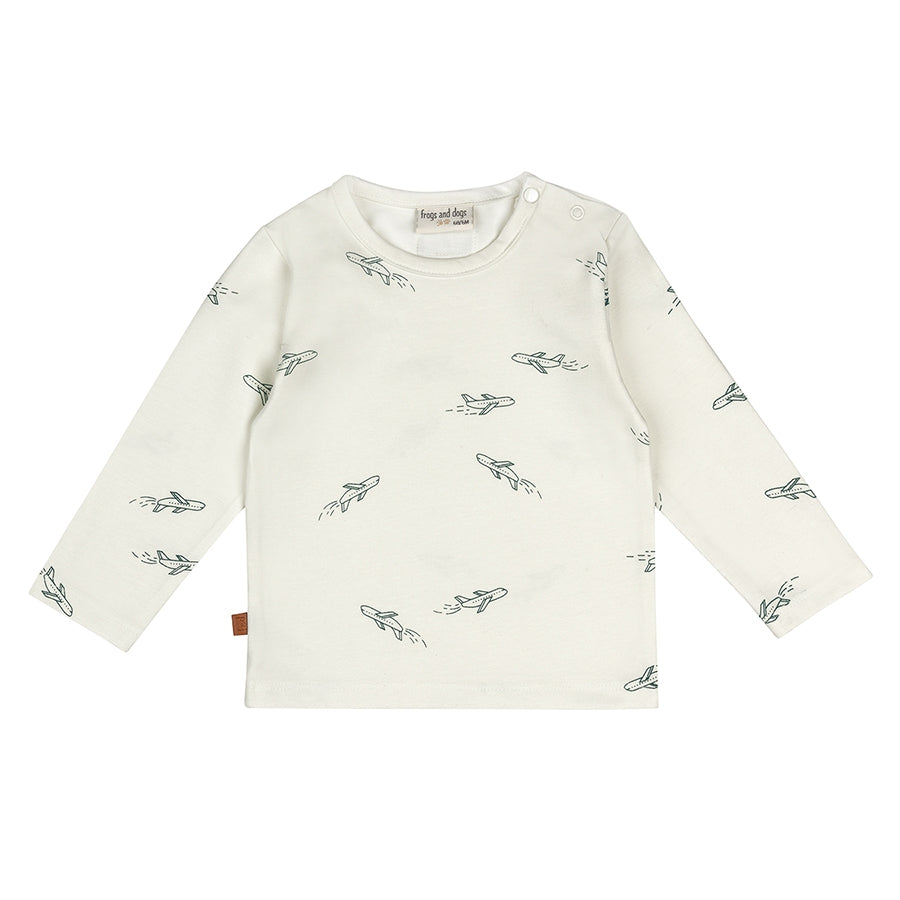 Pilot Club Kids Shirt Airplane | White Alyssum