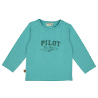 Pilot Club Kids Shirt Let's Fly | Aqua Sea