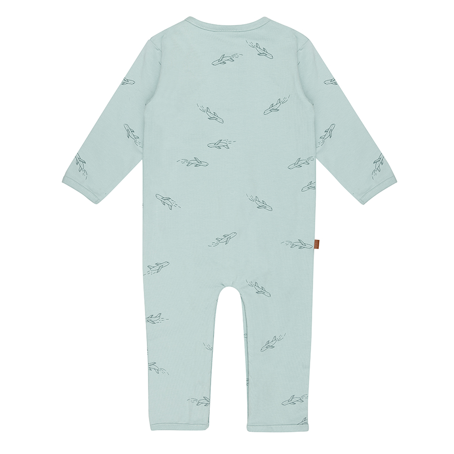 Pilot Club Baby Onesie Airplane | Gray Mist