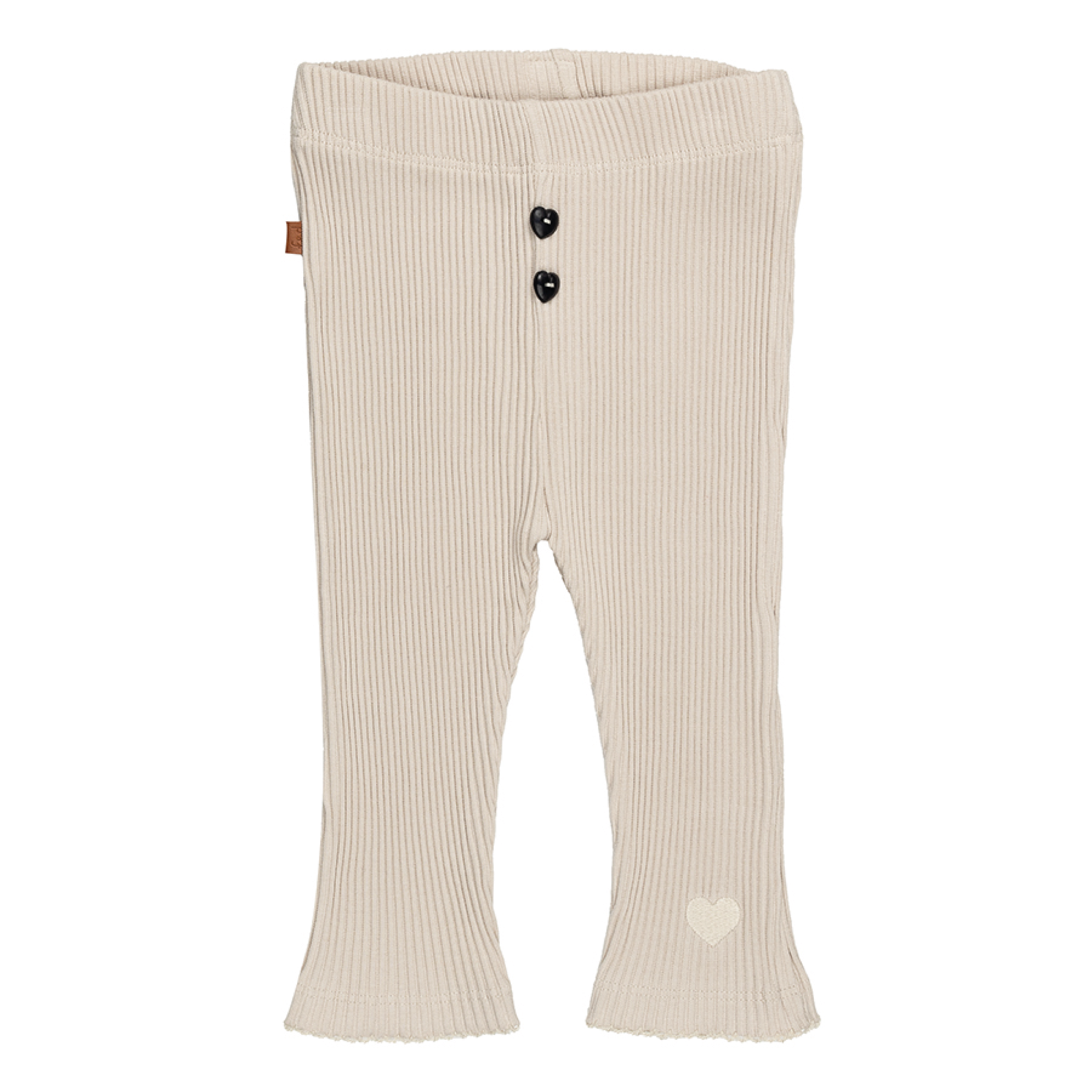 Follow Your Heart Baby Rib  Legging | Silver Gray