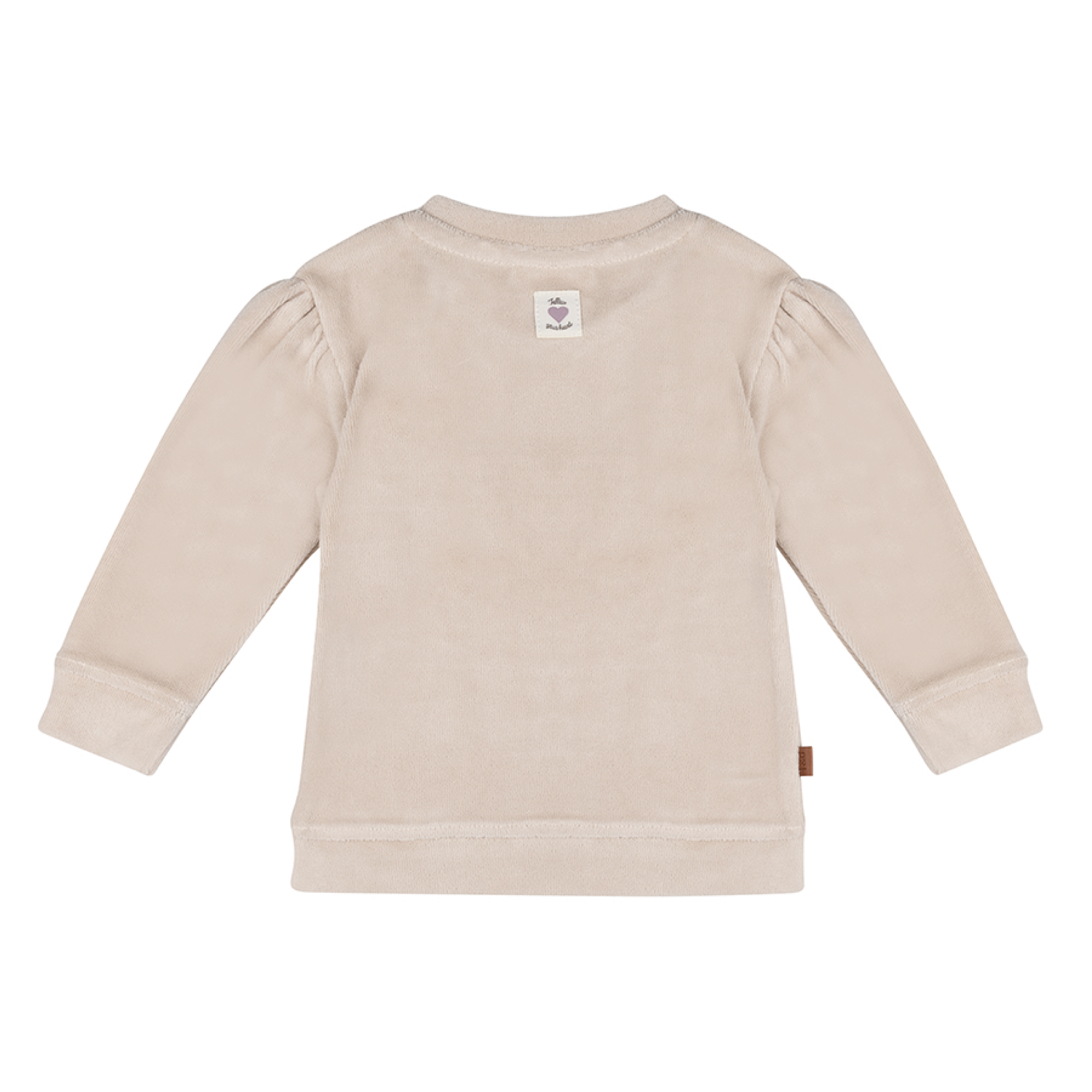 Follow Your Heart Baby Velvet Sweater | Silver Gray
