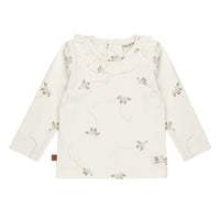 Follow Your Heart Baby Shirt Ruffle Collar | Jet Stream