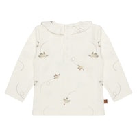 Follow Your Heart Baby Shirt Ruffle Collar | Jet Stream