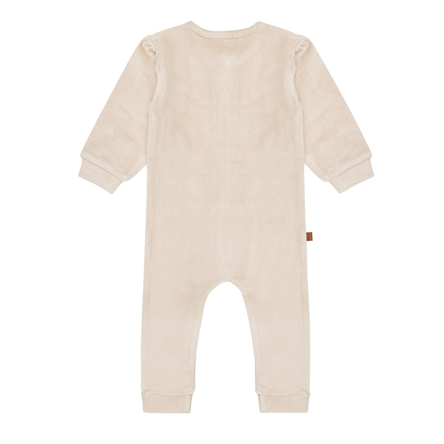 Follow Your Heart Baby Velvet Onesie | Silver Gray