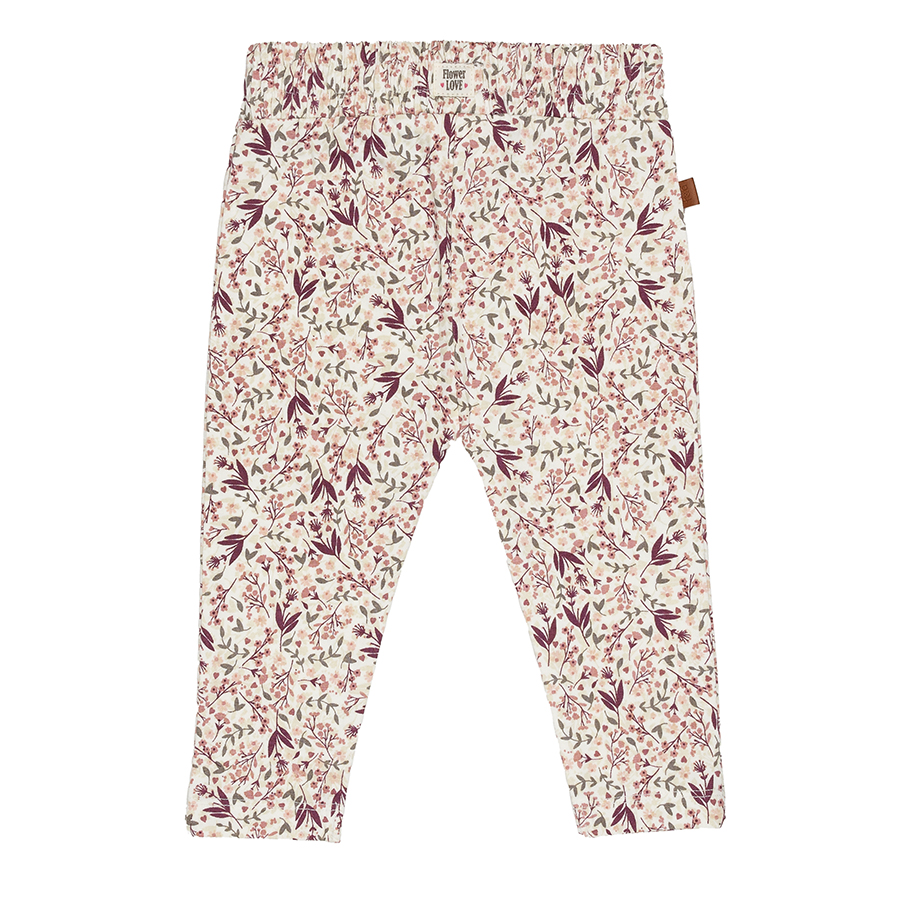 You Are Loved Kids Legging Flower | Jet Stream