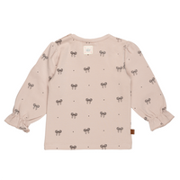 Ballerina Kids Shirt Bow | Sepia Rose