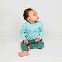 Pilot Club Kids Shirt Let's Fly | Aqua Sea