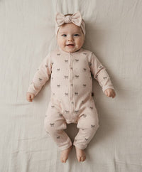 Ballerina Baby Onesie Bow | Sepia Rose