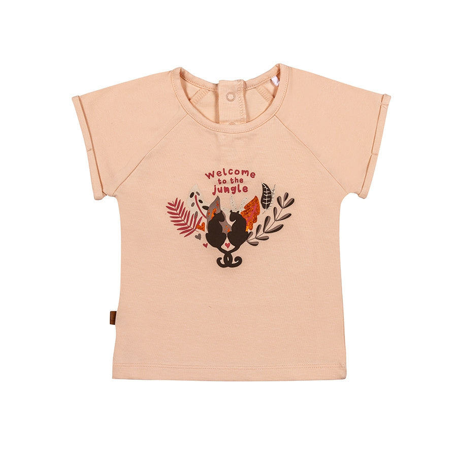 Jungle T-shirt Welcome | Pink