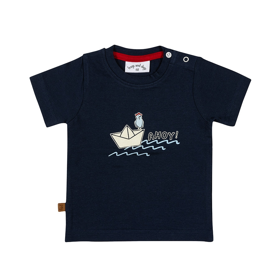 Pirate T-shirt Ahoy | Navy