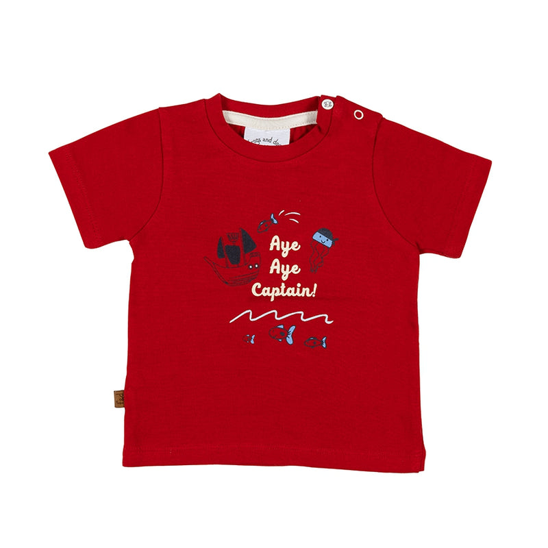 Pirate T-shirt Captain | Red