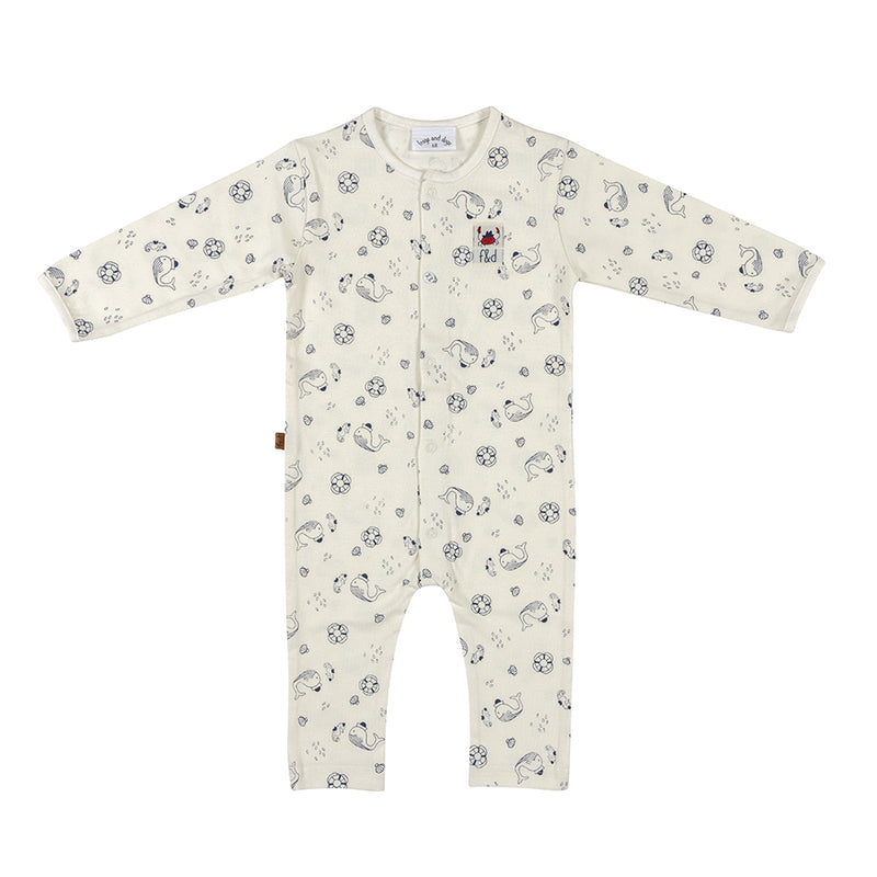 Piraten Onesie AOP | Gebroken Wit