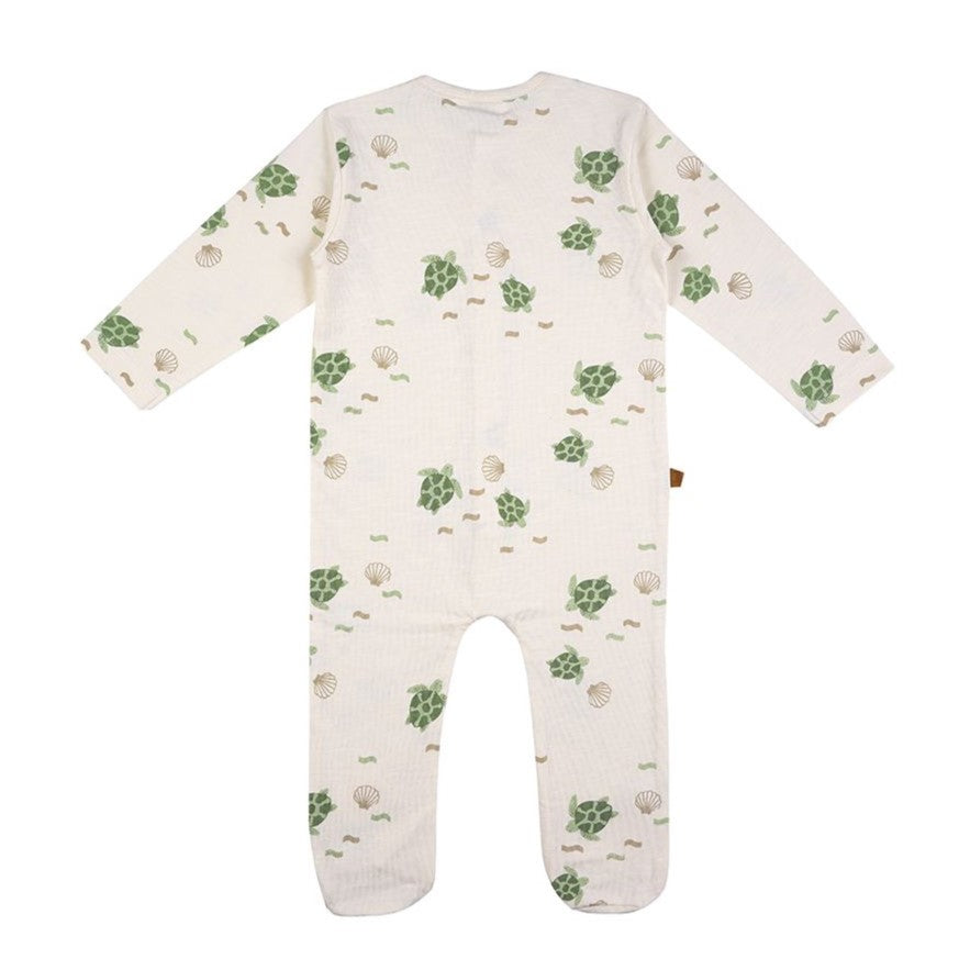 Turtle Onesie AOP | Off White