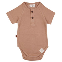 Romper Rib 2x2 | Biscuit