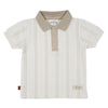 Polo Pique Stripes | Camel