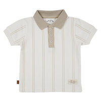 Polo Pique Stripes | Camel