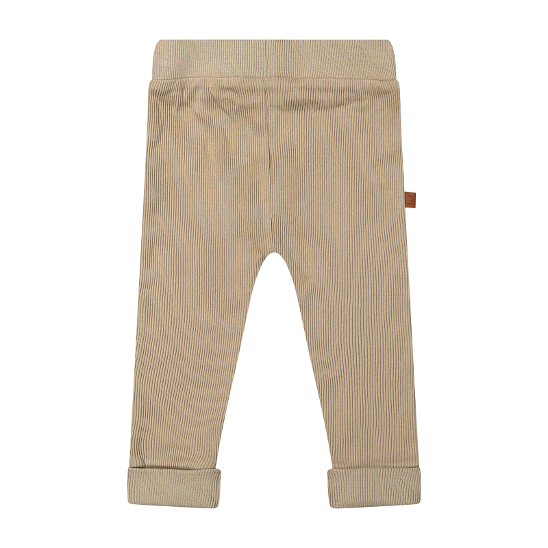 Broek Rib 2x2 Organic | Taupe