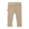 Pant Rib 2x2 Organic | Taupe