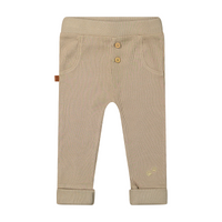 Broek Rib 2x2 Organic | Taupe