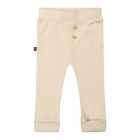 Pant Rib 2x2 Organic | Clay