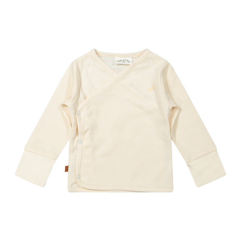 Wrap T-Shirt Waffle Organic | Off White