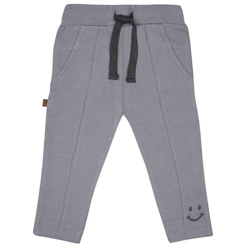 Smile Pleated Pants | Grey