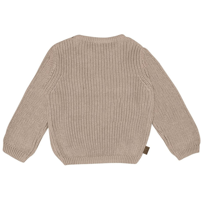 Smart Club Kniited Rib Sweater Kids | Taupe