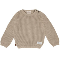 Smart Club Kniited Rib Sweater Kids | Taupe