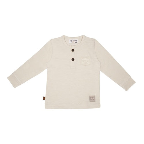 Raccoon LS shirt Baby | Beige