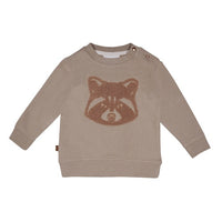 Raccoon Sweatshirt Baby | Taupe