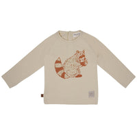 Raccoon Shirt LS Baby | Capuccino