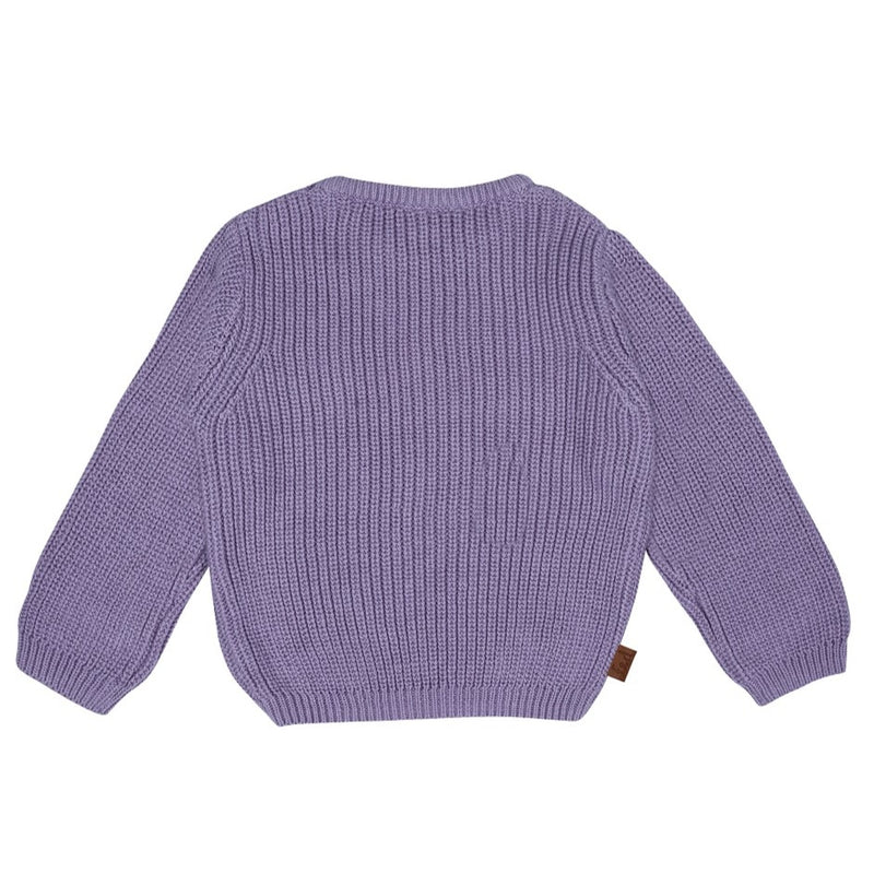 Smart Club Kniited Rib Sweater Baby | Blue Mauve