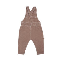 Smart Club Dungaree Velvet Rib Corduroy Baby | Brown