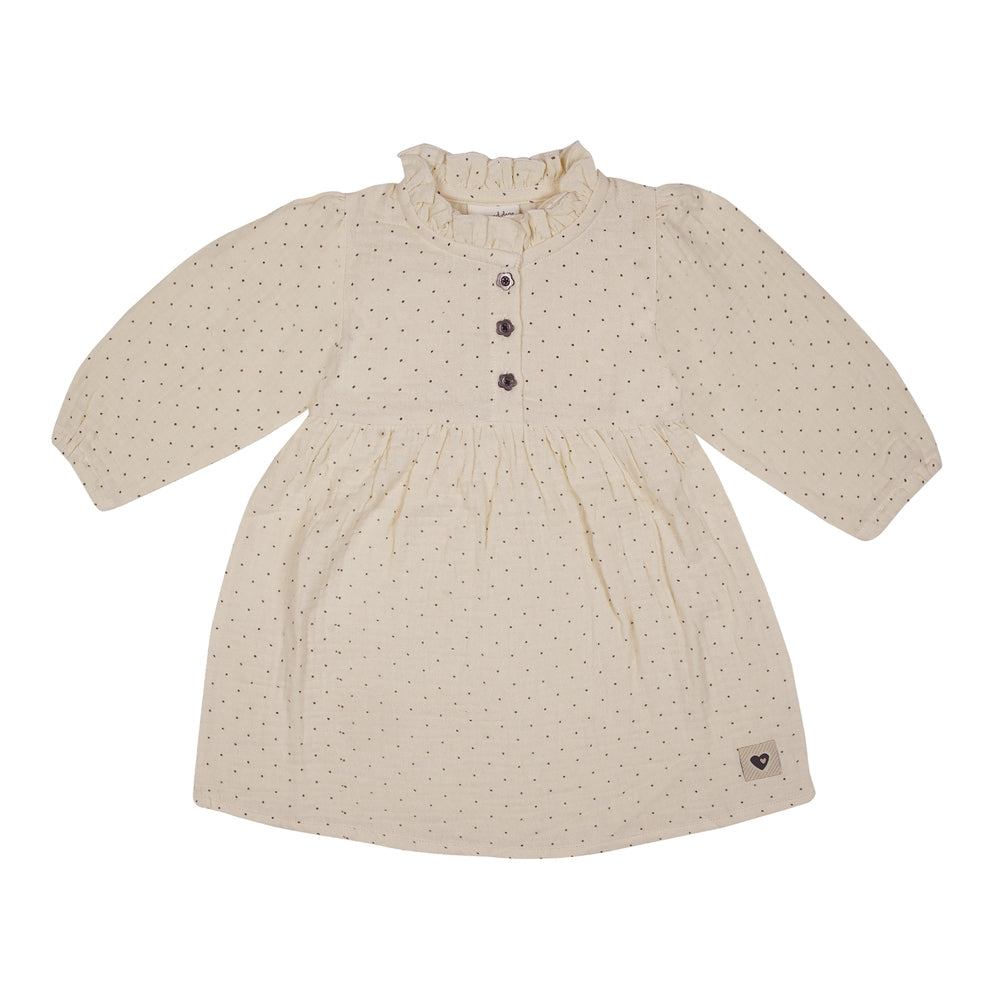 Dots Dress | Beige