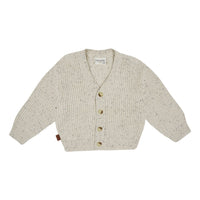 All Collection Cardigan Sprinkle Knitted Rib | Beige