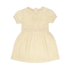 Woven Dress Gold Glitter Kids | Sheer Pink