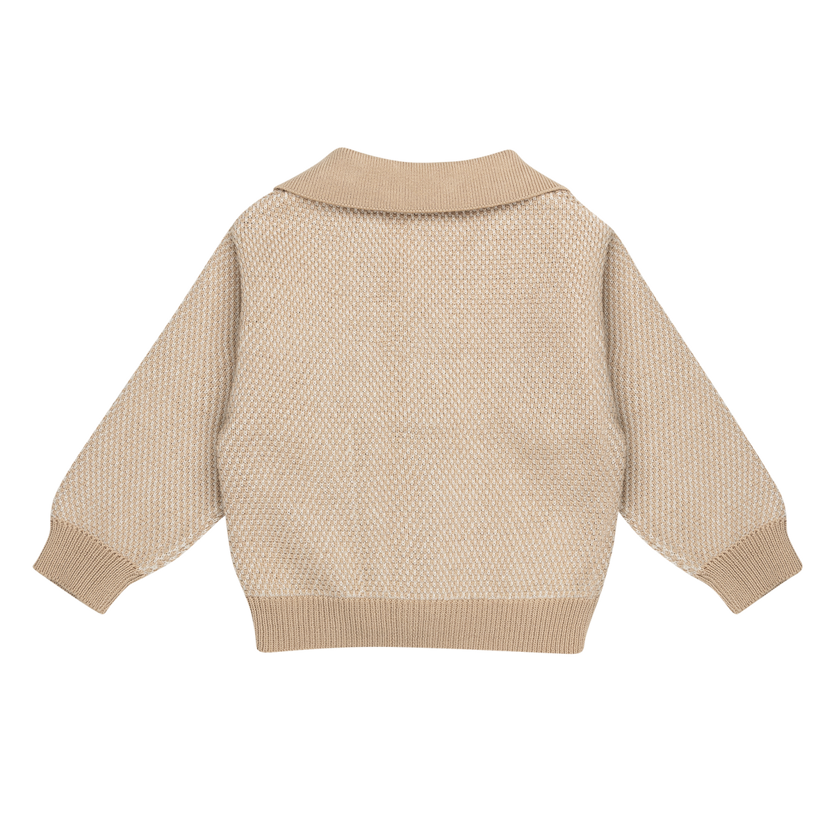 Polo Cardigan Baby | Sand Shell