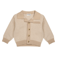 Polo Cardigan Baby | Sand Shell