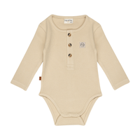 Waffle Romper All Collection LS Baby | Sand Shell