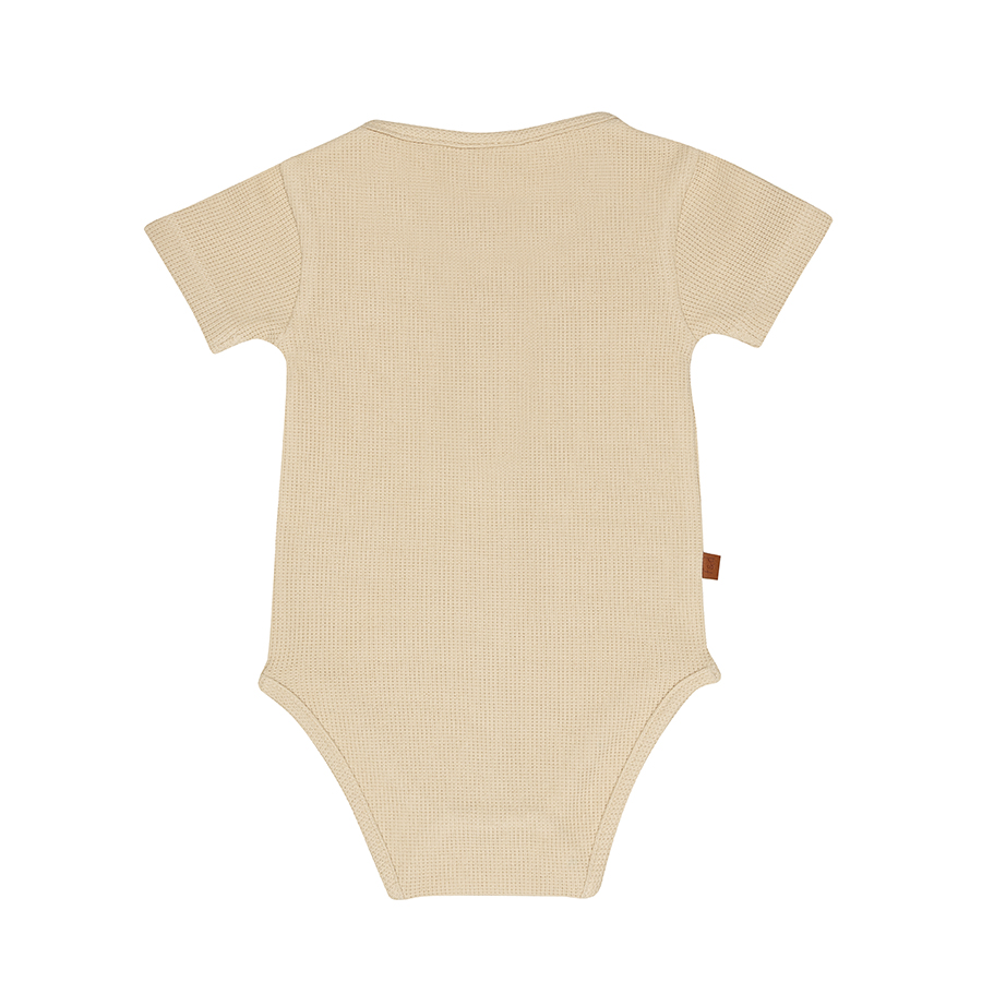 Waffle Romper All Collection SS Kids | Sand Shell