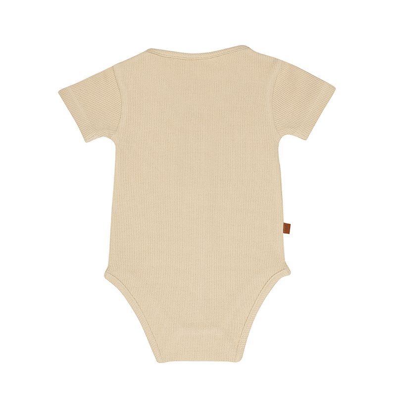 Waffle Romper All Collection SS Kids | Sand Shell