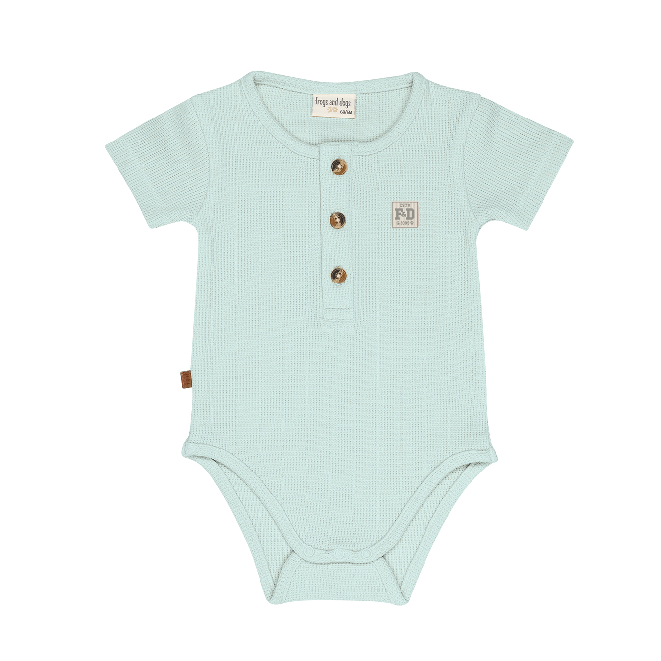 Waffle Romper All Collection SS Kids | Cloud Blue