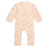 Onesie Flower Hearts Baby | Pale Dogwood