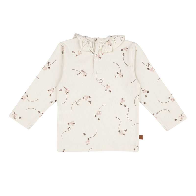 T-Shirt Flo LS Baby | White Alyssum