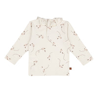 T-Shirt Flo LS Kids | White Alyssum