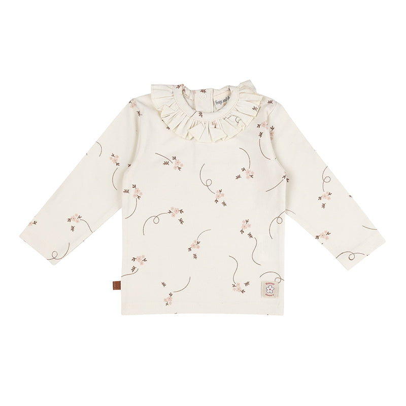 T-Shirt Flo LS Baby | White Alyssum