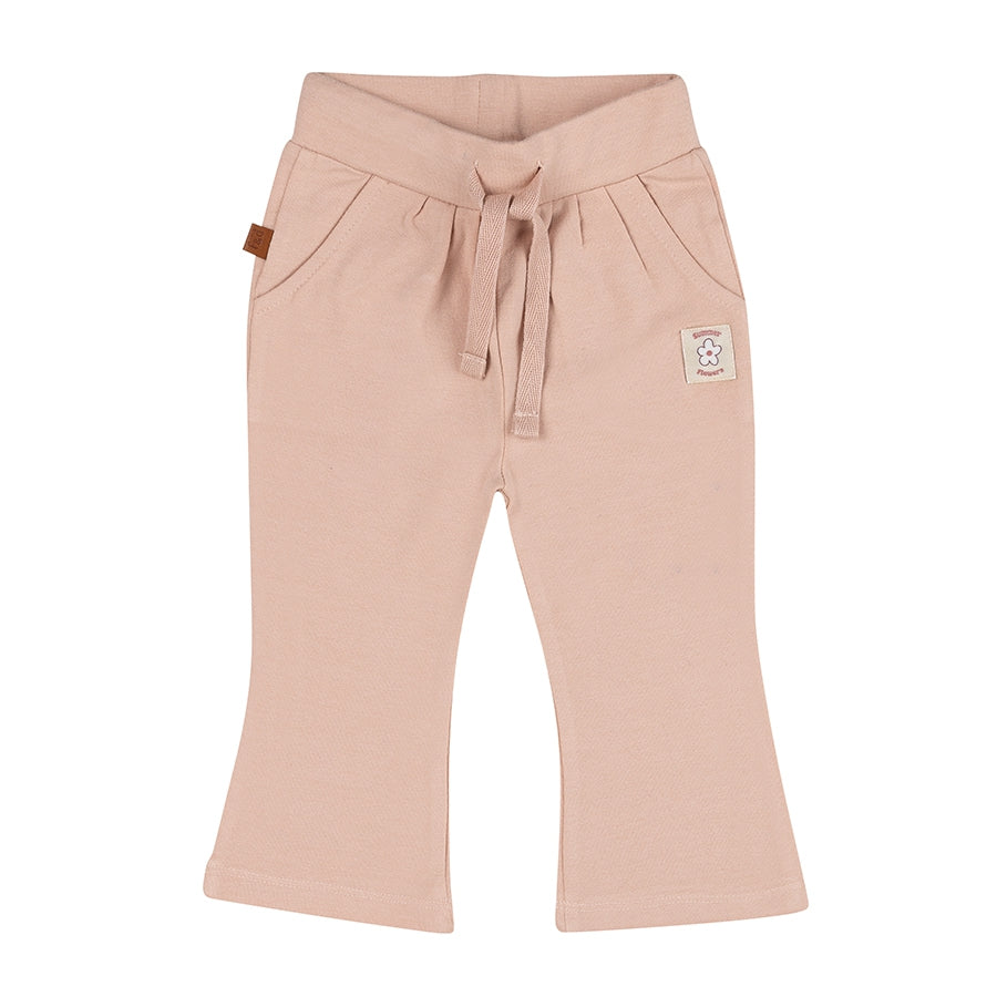 Flared Pants Flowers Baby | Rose Smoke