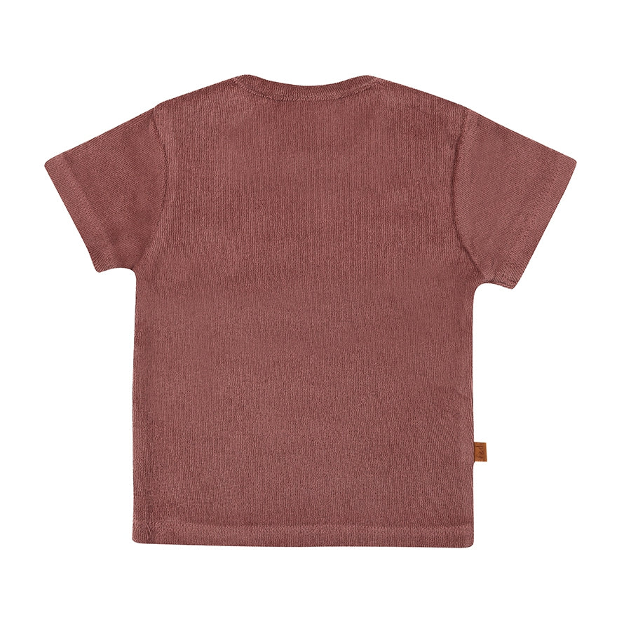 Terry T-Shirt Double Dyed Kids | Burlwood