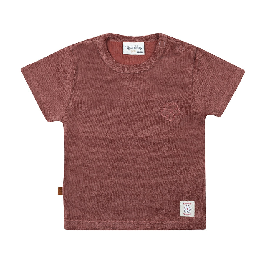 Terry T-Shirt Double Dyed Kids | Burlwood